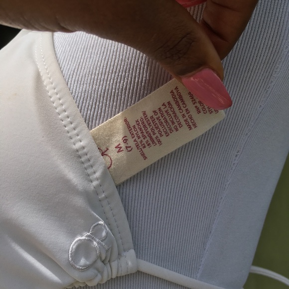 White Bikini String Top CCO - Picture 2 of 4